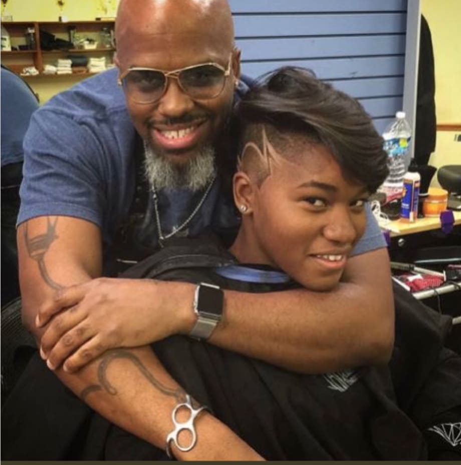 Fade King Van Campbell, AKA @VanDaGOAT and his Kid