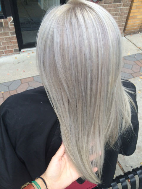 Golden Blonde To Cool Ice To Dove Gray, The Journey