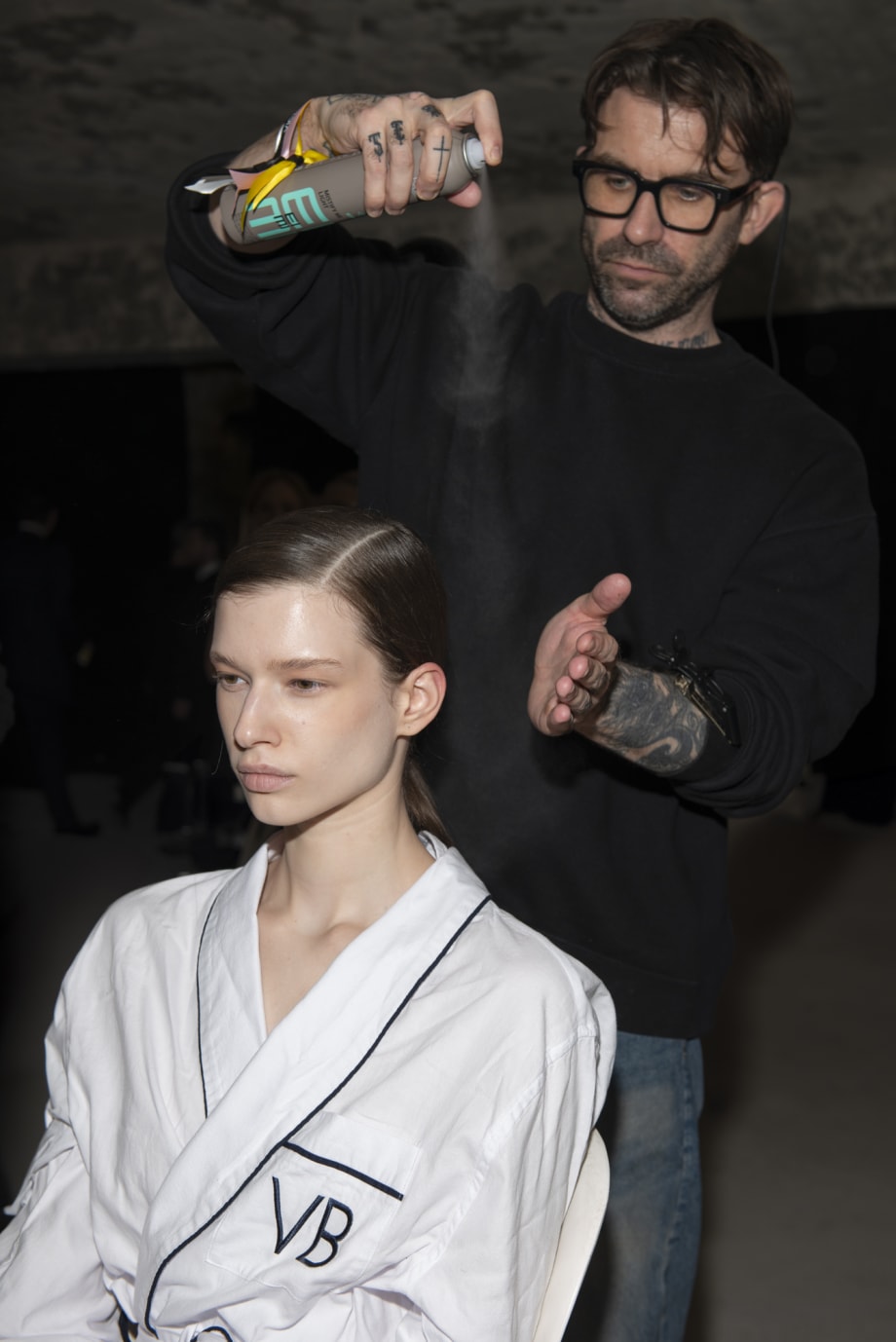 GET THE LOOK: Victoria Beckham x Wella at PFW AW25