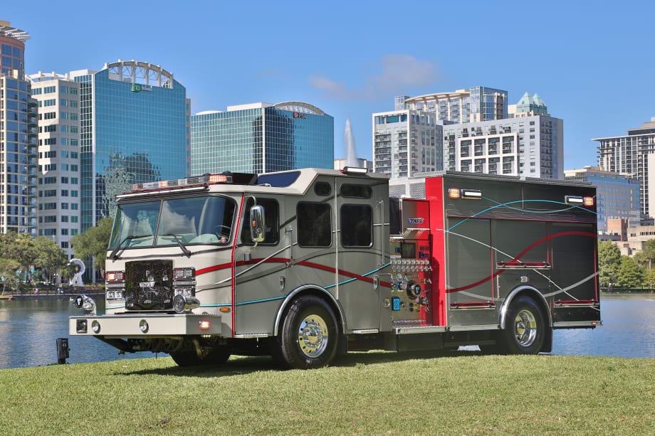 Modine's Thermal Management for REV’s All-Electric Fire Truck