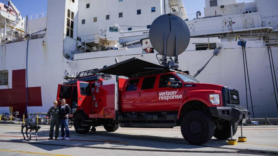 Verizon Frontline Supports Disaster Response Exercise in Southern California