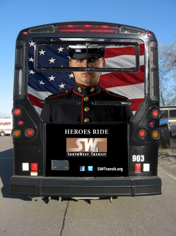 Minn.'s SouthWest Transit honors vets