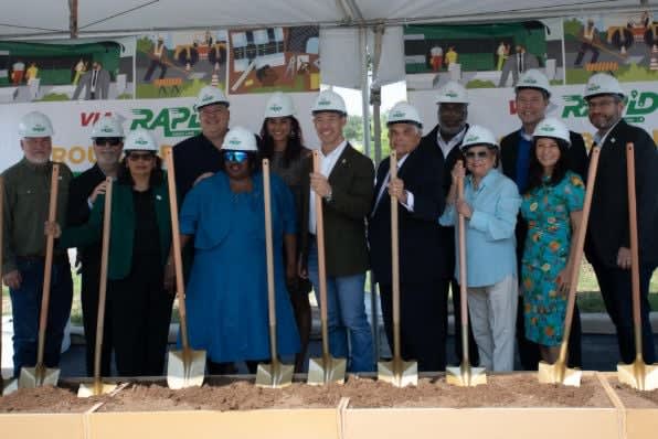 VIA Breaks Ground on San Antonio's First Advanced Rapid Transit Line