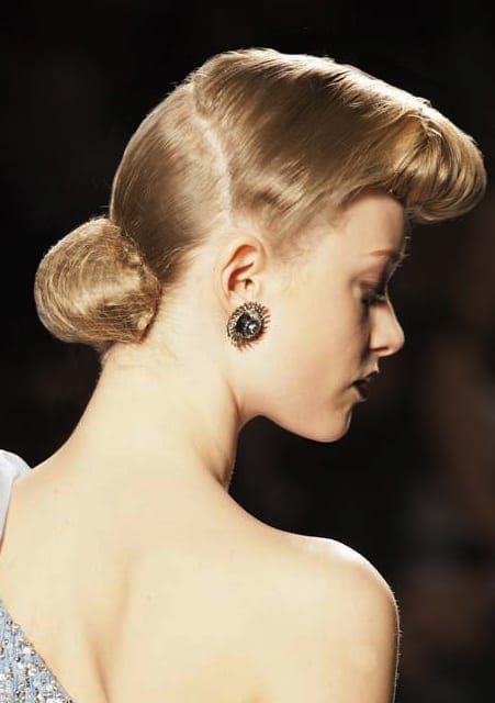 FASHION WEEK: Victory Roll at Jenny Packham