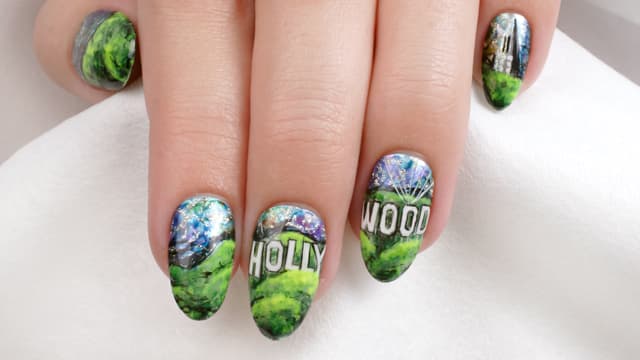Hollywood Hills Nails for NTNA S.3 Challenge #4 (Torie)