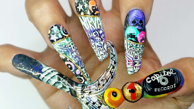 Capitol Records Nails For NTNA S.3 Challenge #4 (Winnie)