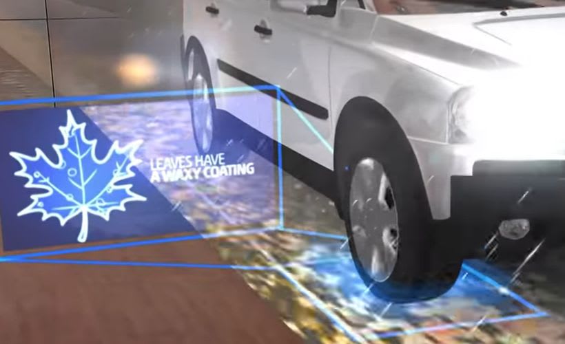 Video: Driving on Wet Leaves