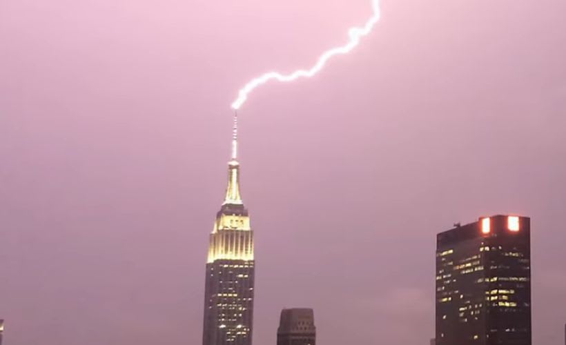 Video: Driving in a Lightning Storm