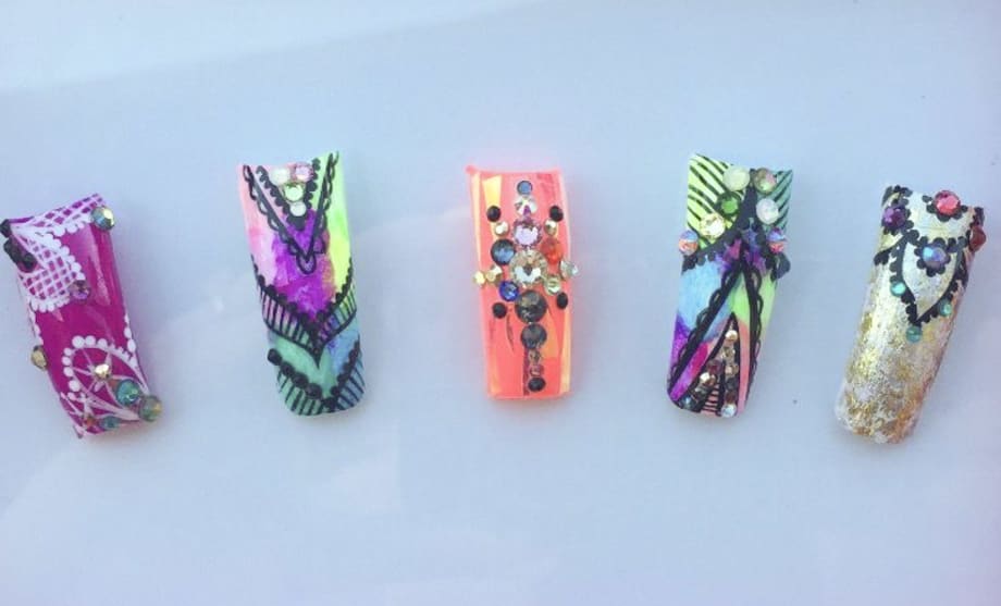 Colorful Nail Art: VietSALON Nail Artistry Competition