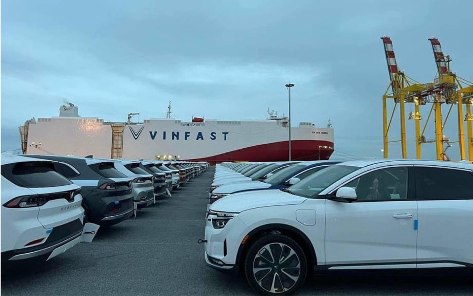 VinFast Sends First Shipment to U.S.