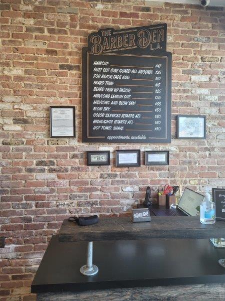 Tour the Barber Den in West Hollywood