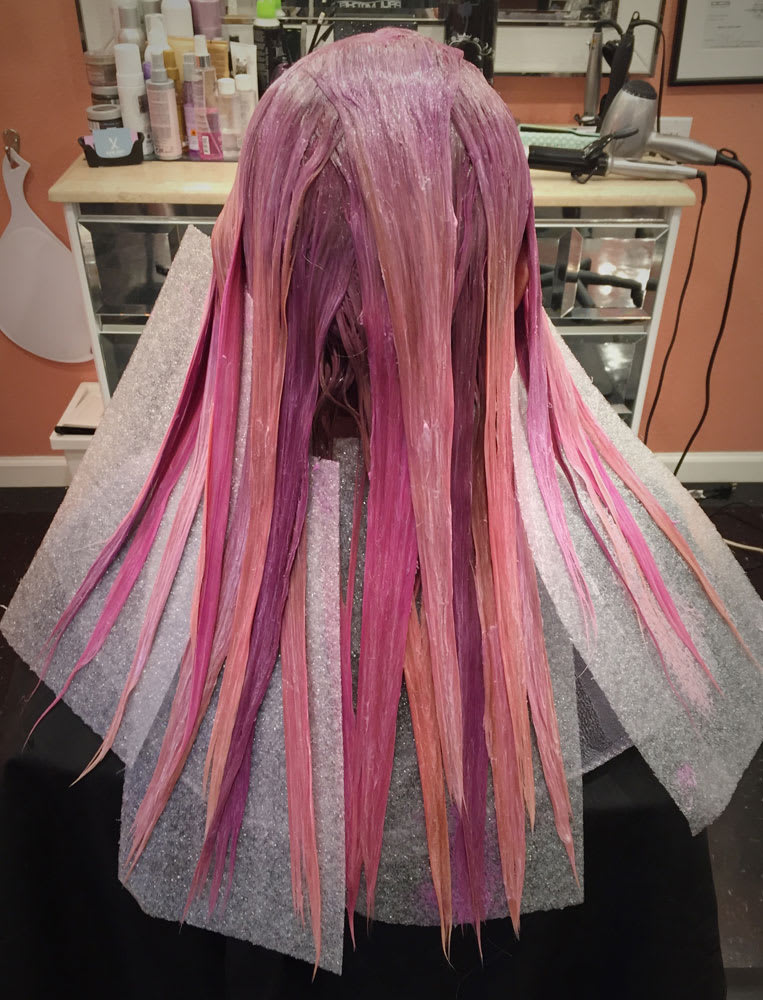 HOW-TO: Ashy Blonde to Multi-Dimensional Pink