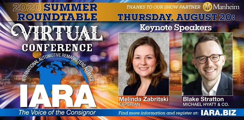 Keynote Speakers for IARA 2020 Summer Roundtable Virtual Conference Revealed