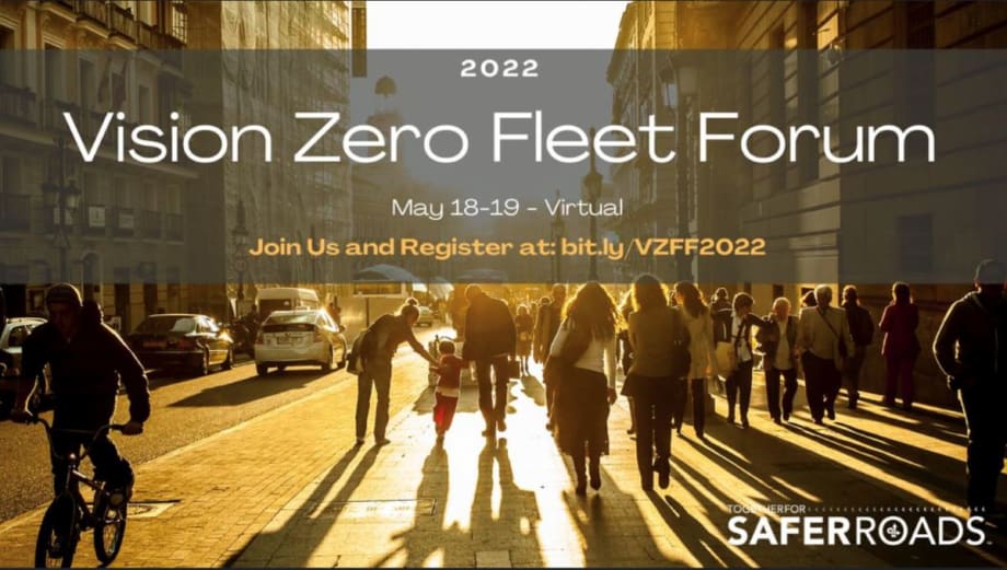 Vision Zero Fleet Forum Virtual Conference Kicks Off May 18