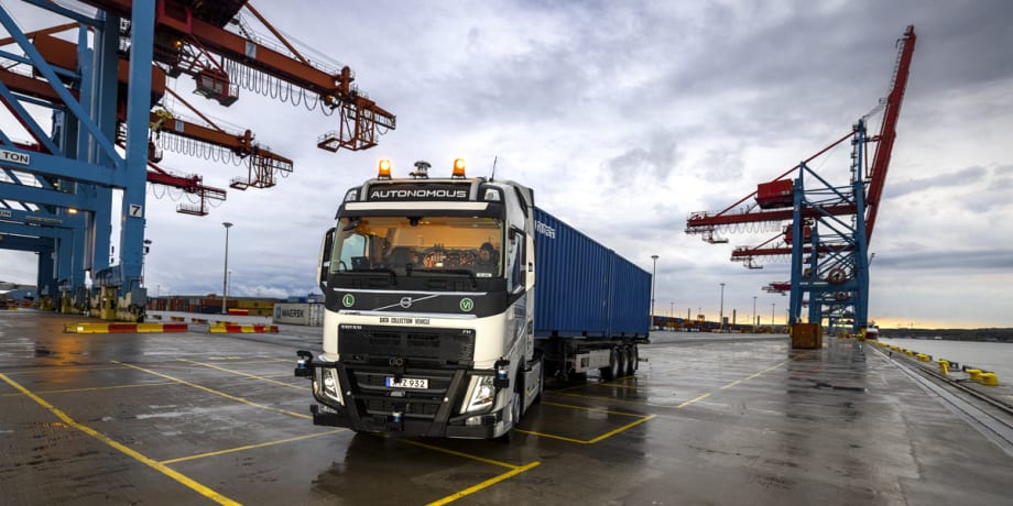 Volvo Begins Autonomous Pilot in Sweden Port