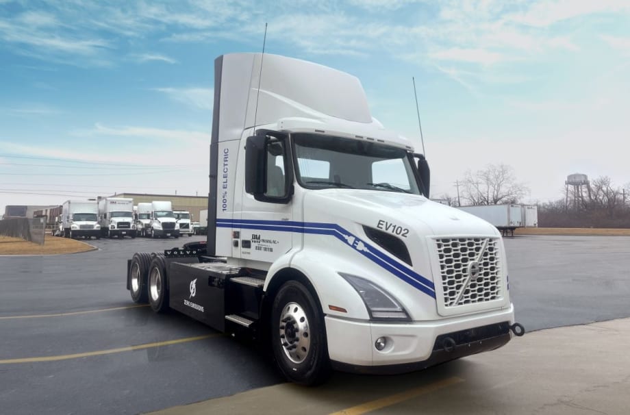 Volvo VNR Electric truck.