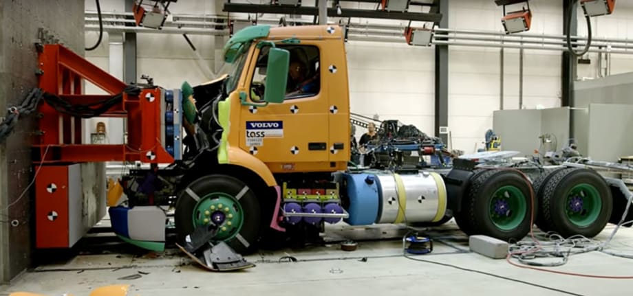 Truck Crash Test Videos Highlight the Need to Keep Drivers Safe