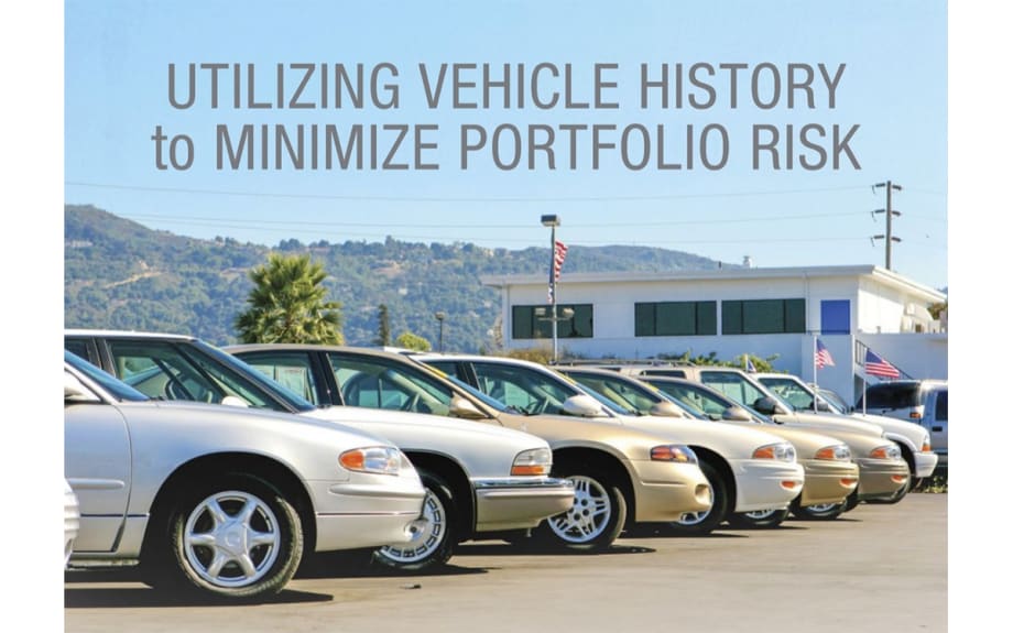 Utilizing Vehicle History to Minimize Portfolio Risk