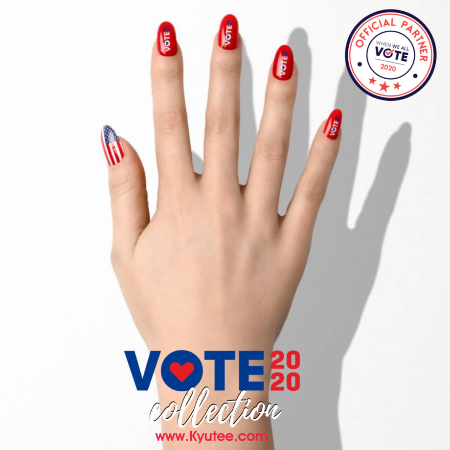 Kyütee Nails Launches Vote 2020 Nail Collection to Encourage Youth to Vote