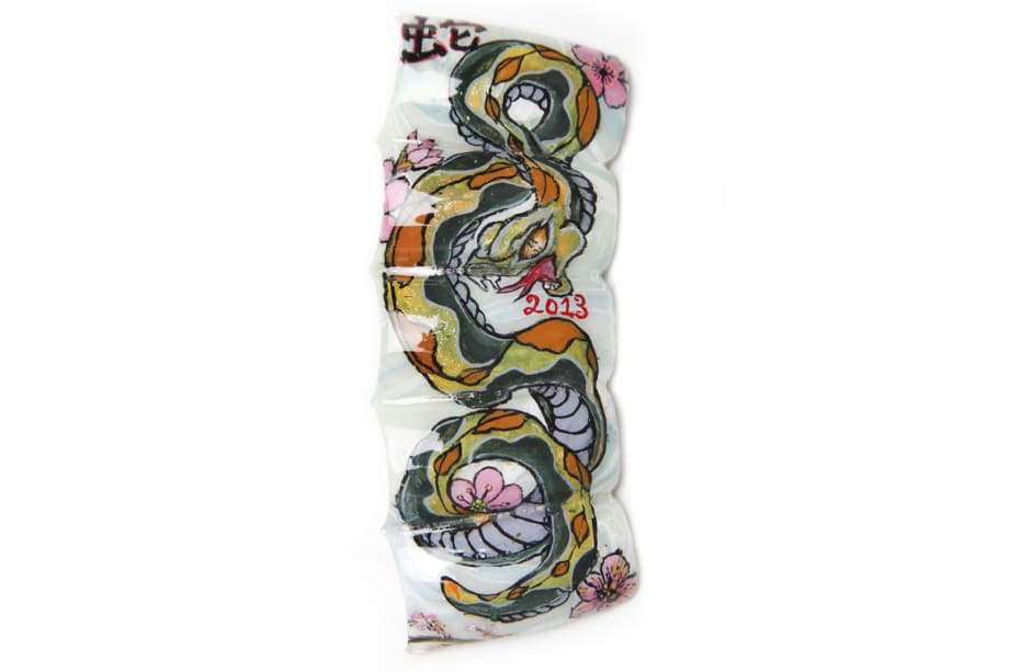 Nail Art Celebrating the Year of the Snake