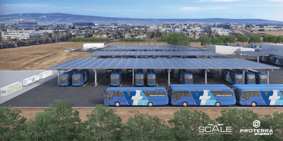 VTA Partners with Proterra, Scale Microgrid Solutions to Charge 34 Electric Buses