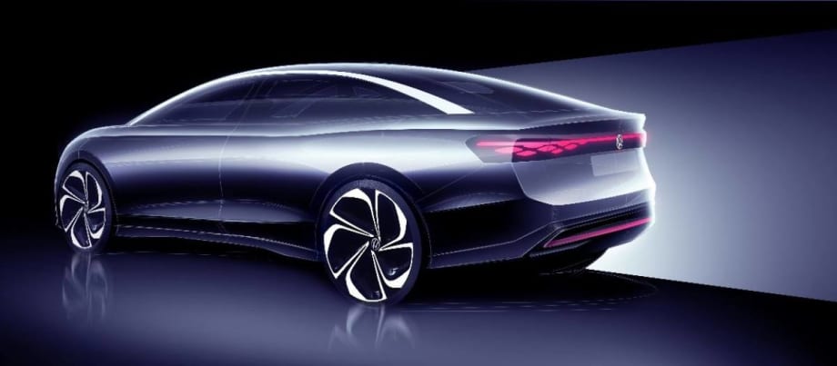 VW Offers Glimpse of First All-Electric Sedan
