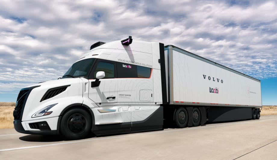 Volvo autonomous truck.