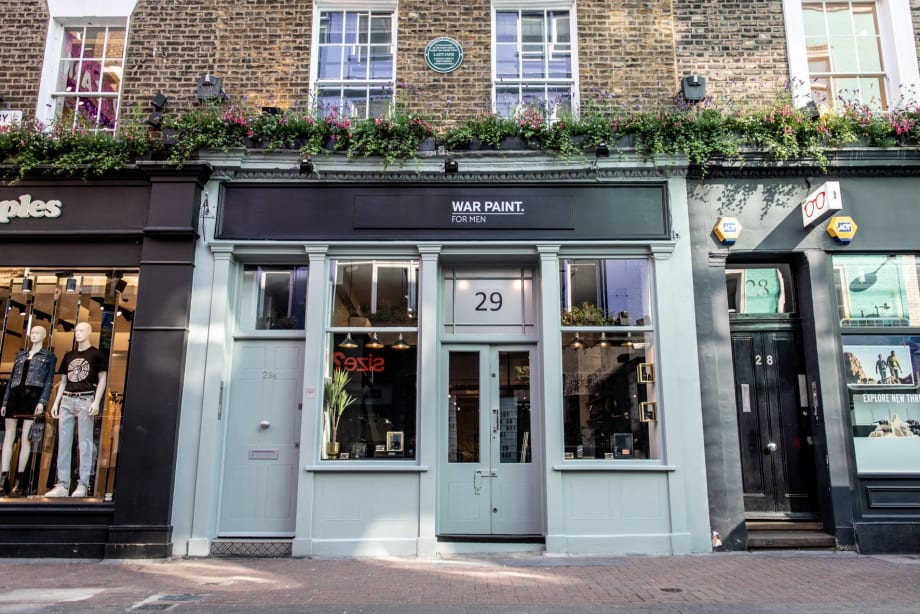 War Paint for Men Opens Men's Makeup Store in London