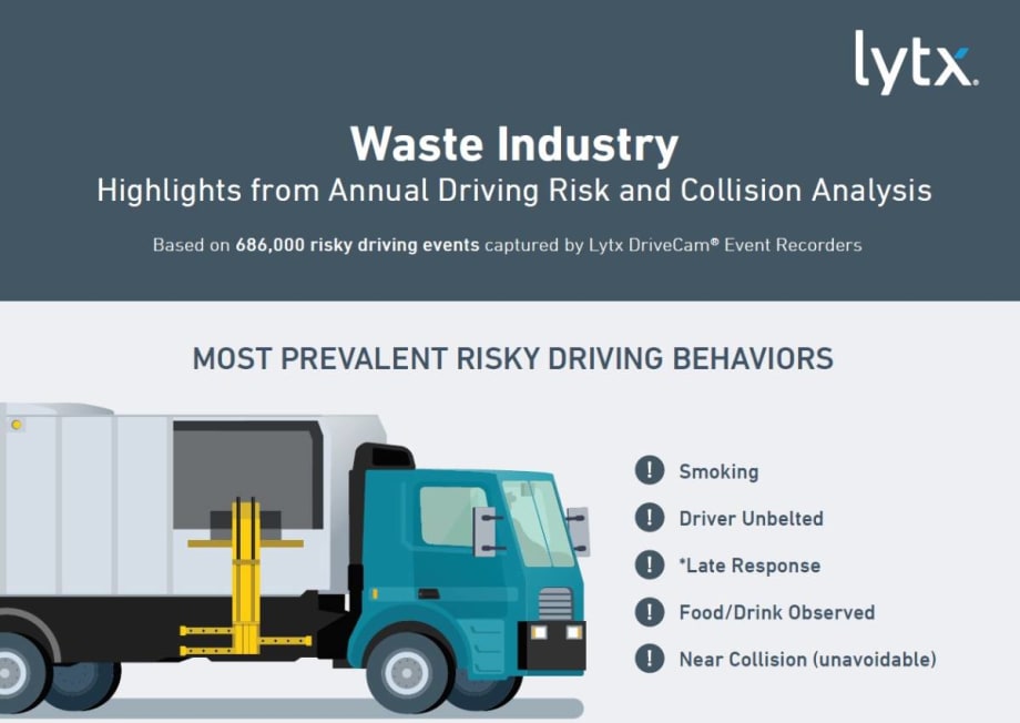 Waste Industry Risky Driving Behaviors Involve Smoking, Unbelted Drivers