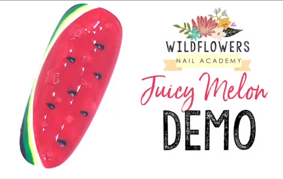 Juicy Watermelon Nail Art Tutorial
