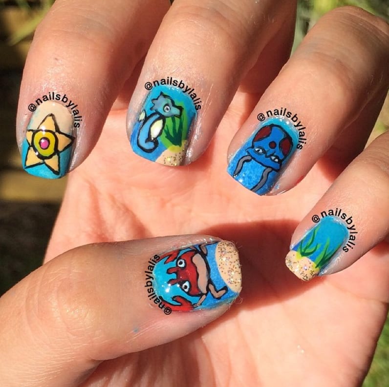 Pokemon Nail Art