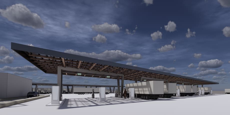 WattEV to Build First U.S. Megawatt Electric Truck Stop