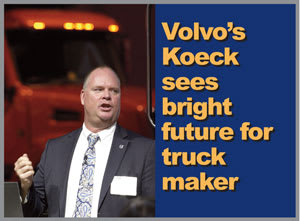 Volvo exec sees truck maker well positioned to help fleets with major issues