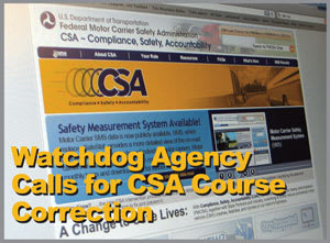 Watchdog Agency Offers Course Correction on CSA
