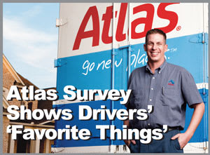 Atlas Survey Shows Truckers' "Favorite Things"
