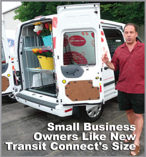 Small Business Owners Like New Transit Connect's Size