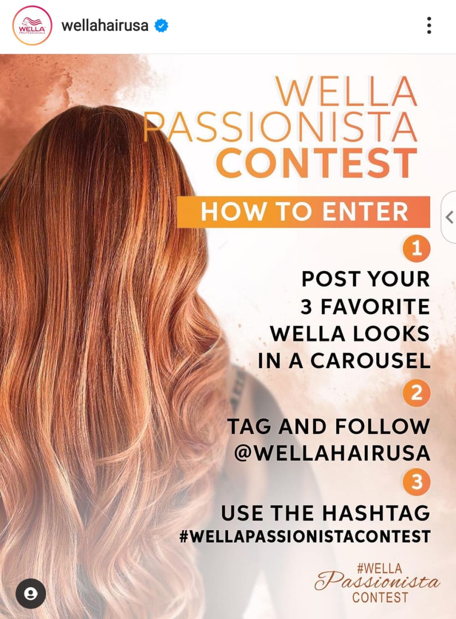 You Could Be the Next Wella Professionals Passionista!