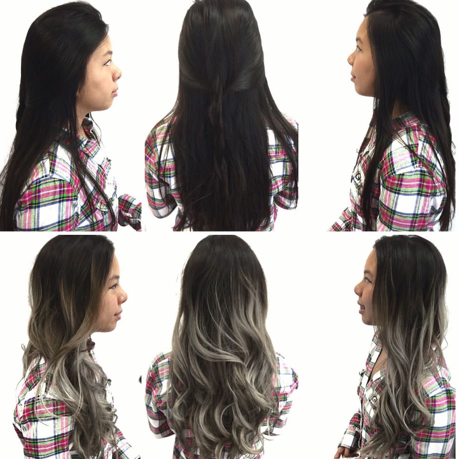 TRANSFORMATION: Stand Out Gray Ombre