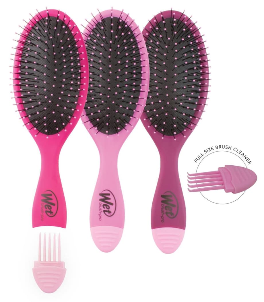 Shades of Love Detangler by Wet Brush + an Integrated Brush Cleaner in the Handle!