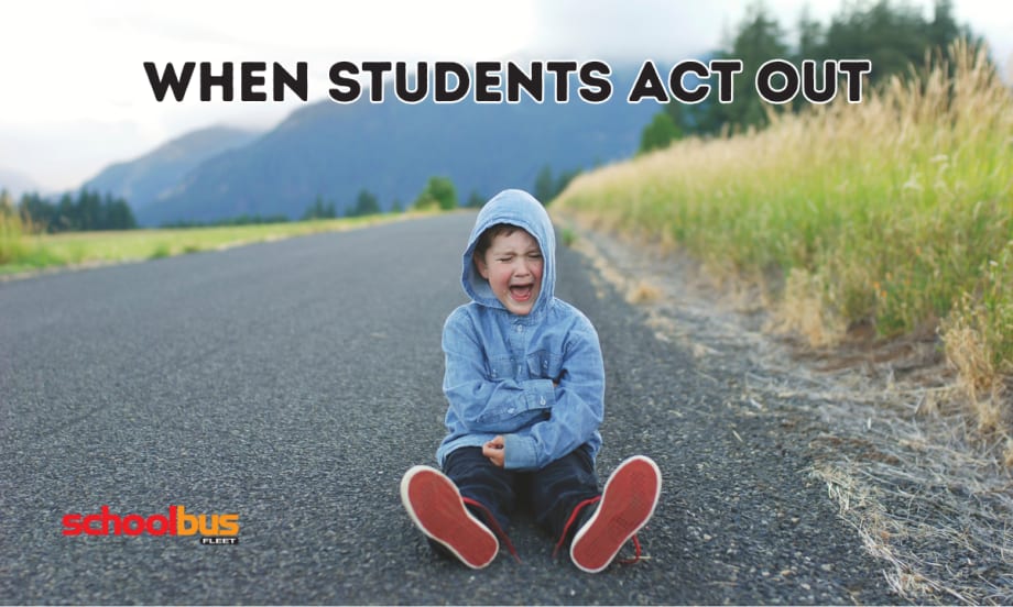 What to do when students act out