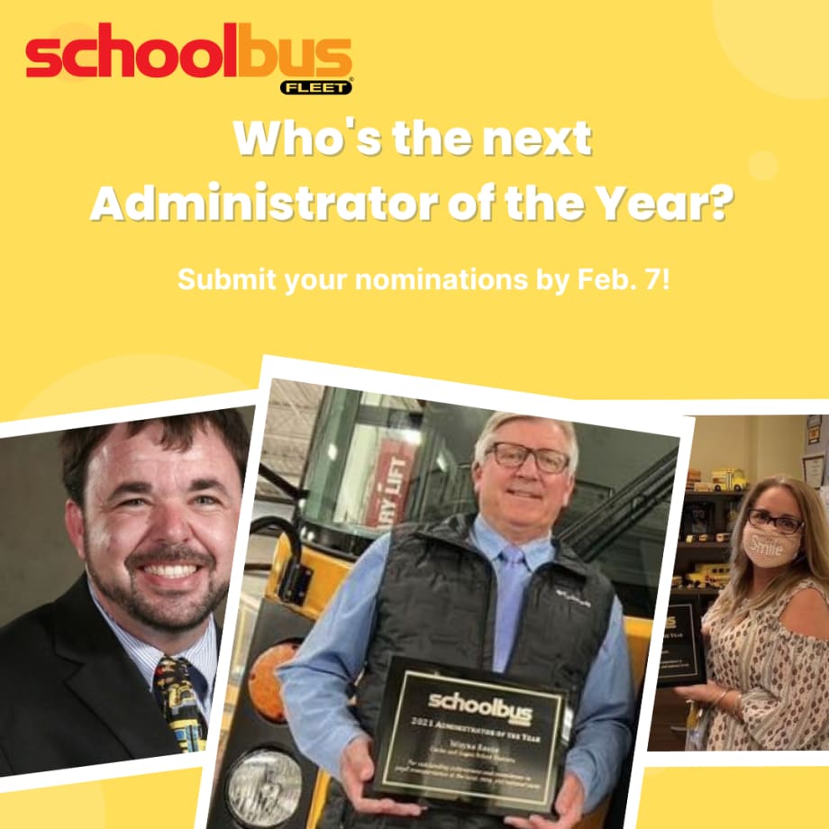 Recommend an Amazing School Transportation Administrator!