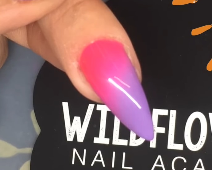 Wildflowers Color-Changing Ombre Nails