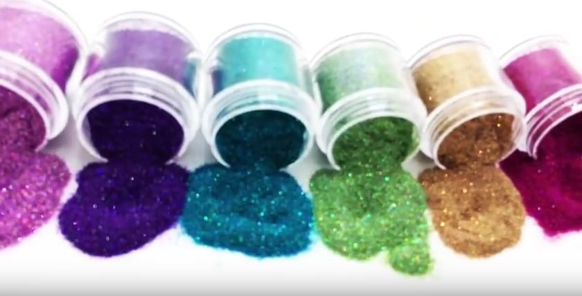 Micro-Lite Glitter Collection and Nails