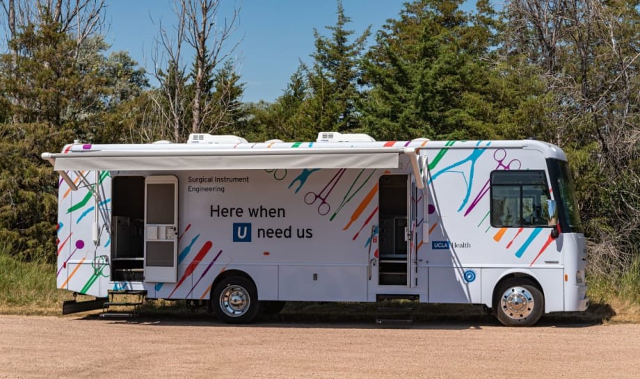 UCLA Health Center Adds Zero-Emission Mobile Lab