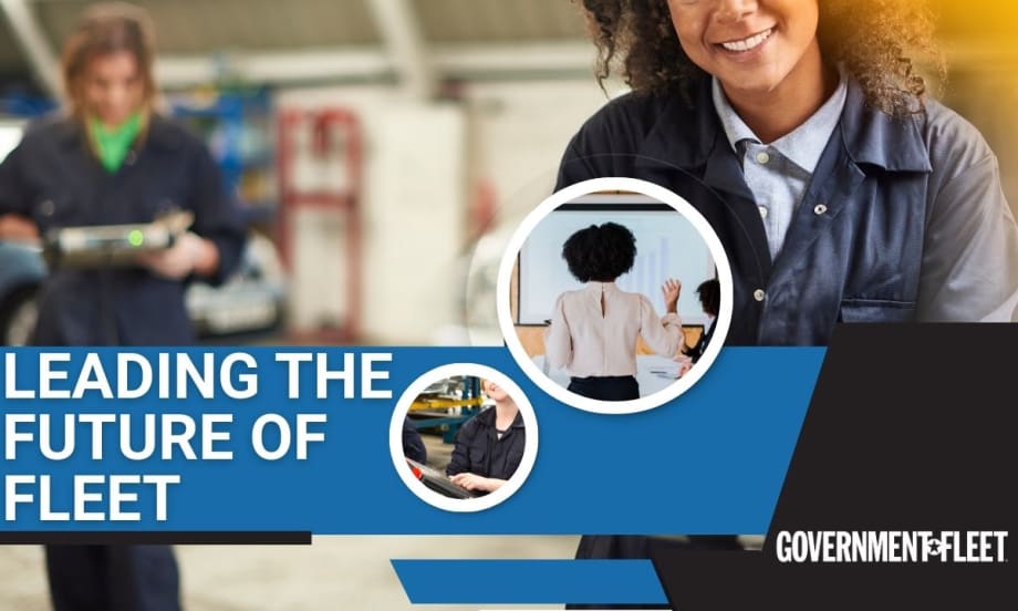 Women working in technician roles and another woman leading a team.