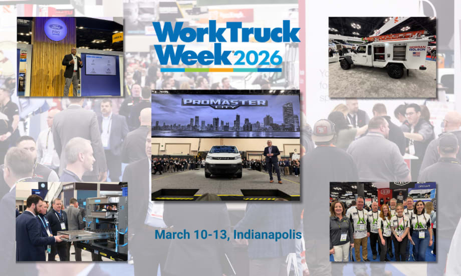 Collage of photos from Work Truck Week