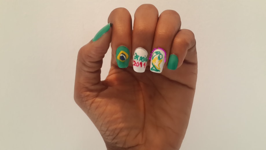 World Cup 2014 Nail Art