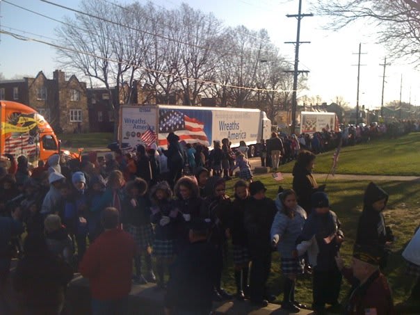 Truckers Among Volunteers for Wreaths Across America