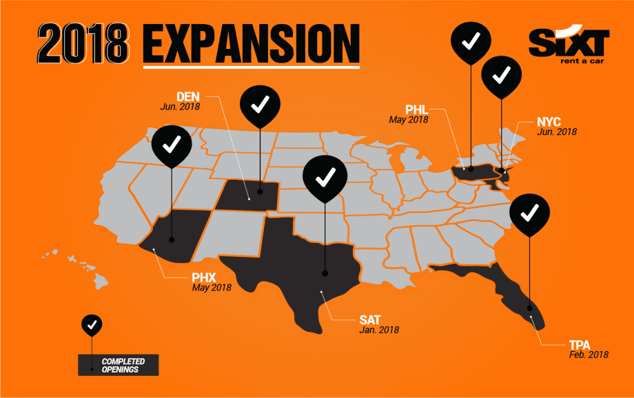 Sixt Expands to Denver International 
