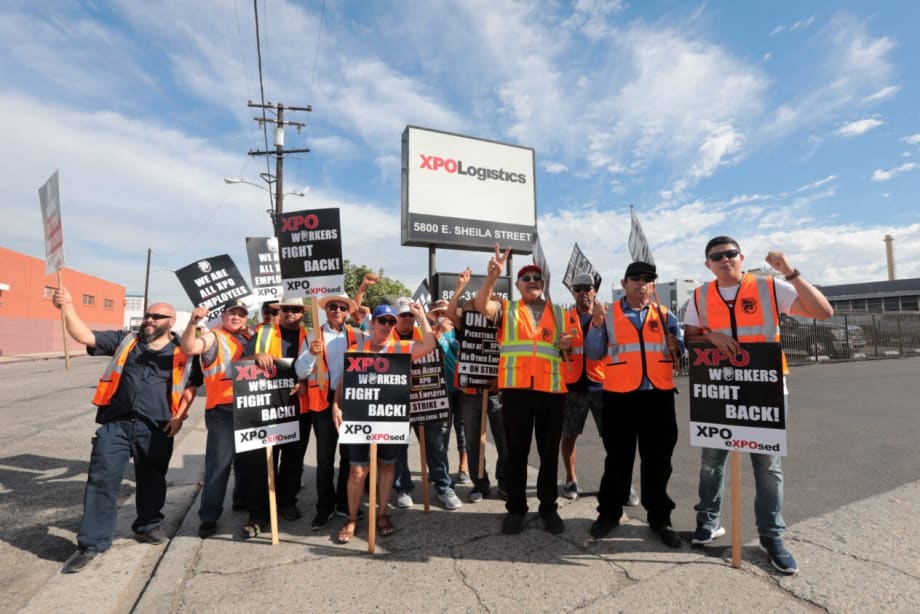 Teamsters Target XPO Independent Contractor Drivers at California Ports